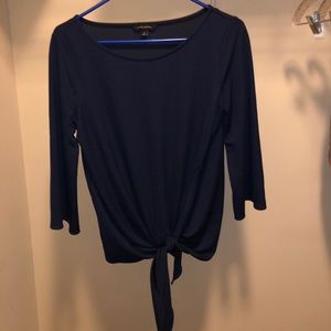 Long Sleeve Tie Up Banana Republic Blouse
